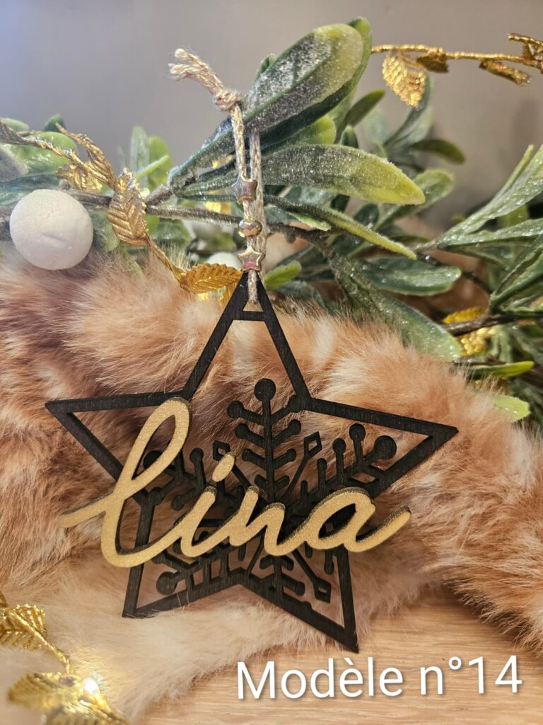 Noël en doré et noir… quelle élégance!